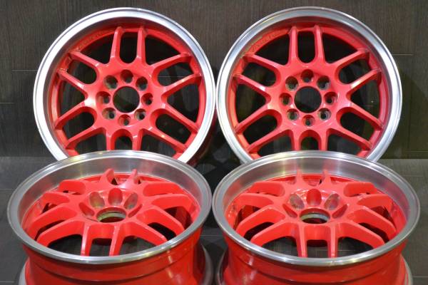 爆安!! work ワーク RSβ ベータ 15in 100-4h 4本 JDM ヘラフラ(社外品 