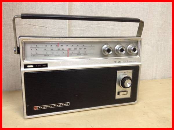 ◎NATIONAL PANASONIC 昭和のラジオ RF-890 ジャンク◎L-52