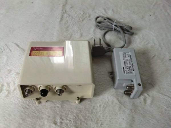 東芝 双方向増幅器THC-77FRB2 と ブースター用電源 THC-PS5A