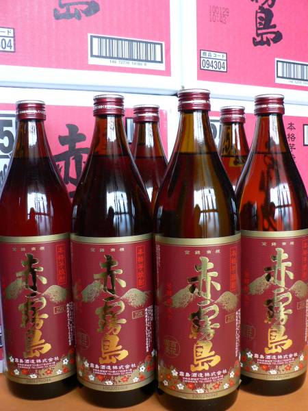 ■本格焼酎 2014年春出荷　本格焼酎 赤霧島９００ｍｌ・6本_1