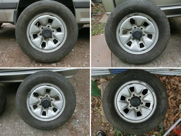 ☆ハイエース100系 4WD 純正鉄ホイール ☆215/70R15 4本 溝少(15 