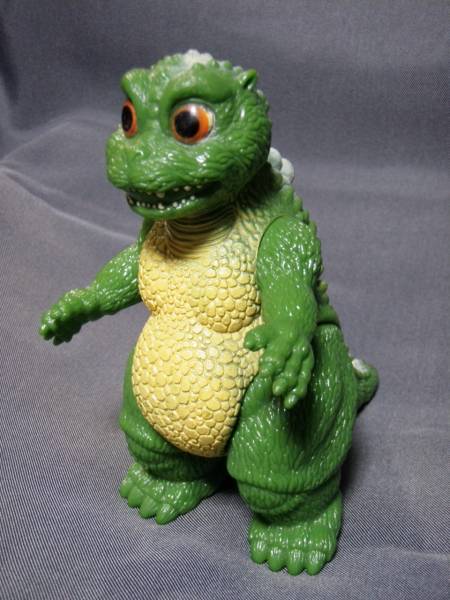 ☆バンダイ リトルゴジラ（ミニラ） ソフビ☆中古・展示品(ミニラ