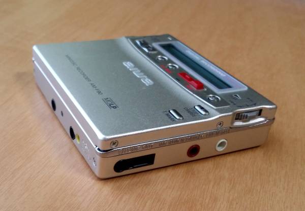 MDポータブルレコーダー AIWA AM-F90 美品・完動中古品♪(録音、再生 