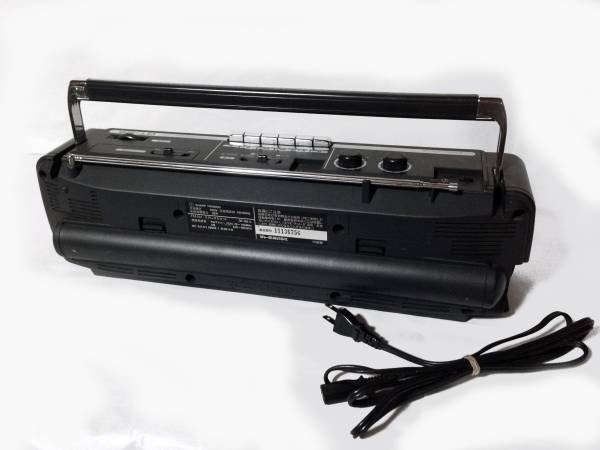 美品 SHARP シャープ QT-S5 Wカセット ラジカセ 動作良好 (ラジカセ