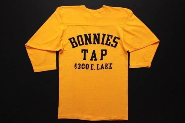 60's HANES フットボールTシャツ S ヘインズ ビンテージ USA 古着