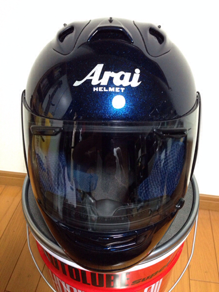 Arai アライヘルメット RX-7RR5 グラスブルー 中古 売切(Mサイズ