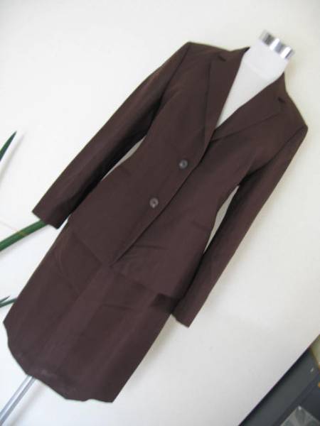 アクアスキュータム　サマースーツ　茶・11号