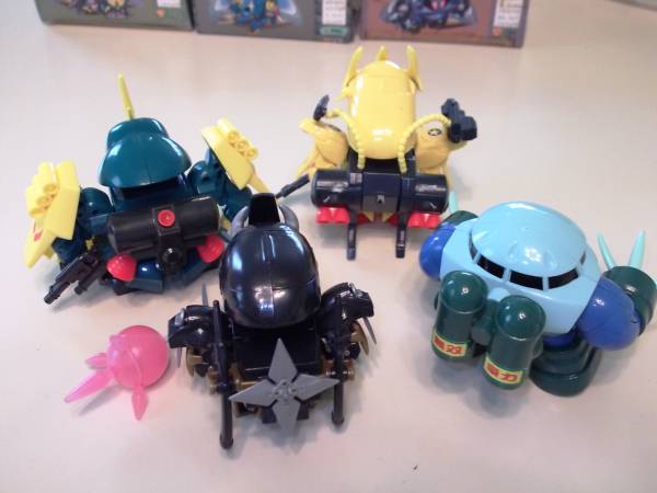 元祖SDガンダム ヤクト・ドーガ ズゴック 他4体(SDガンダムBB戦士