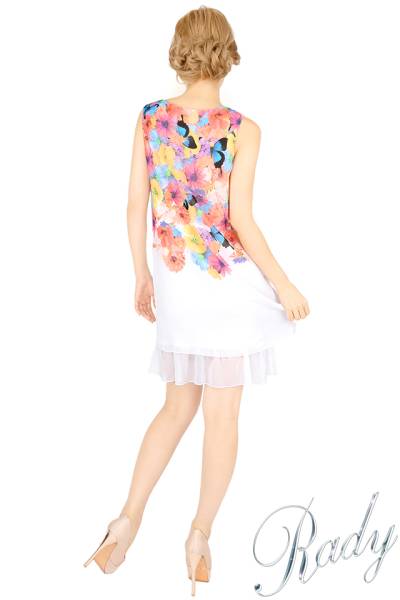 Rady トロピカルフラワーノースリーブワンピース ホワイト Mサイズ 売買されたオークション情報 Yahooの商品情報をアーカイブ公開 オークファン Aucfan Com