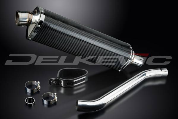 DELKEVIC カーボンTri-Oval サイレンサー マフラー TDM850 91-00