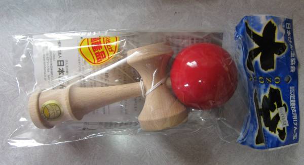 新品◆けん玉大空　赤◆山形工房◆日本けん玉協会認定_1