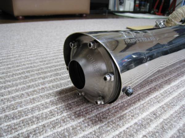 ドラッグスター1100 2in1スーパートラップマフラーER製 付属多
