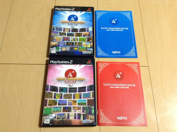 ◆PS2 タイトーメモリーズ 上巻 下巻 2本セット 冊子付 奇々怪界