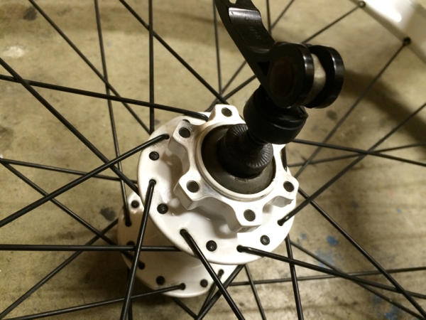 MTB用 26インチホイール 白 ディープリム ディスクブレーキ用(26インチ