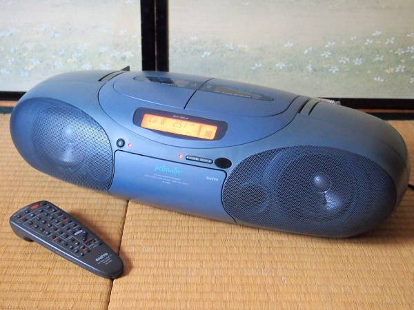 SANYO CDラジカセ PH-PR900 バブルラジカセ 動作品 青モデル(ラジカセ