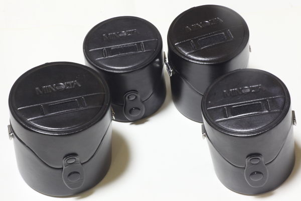 MINOLTA レンズケース LH-1031,LH-1032×2個,LH-1052 4個セット(ソニー 