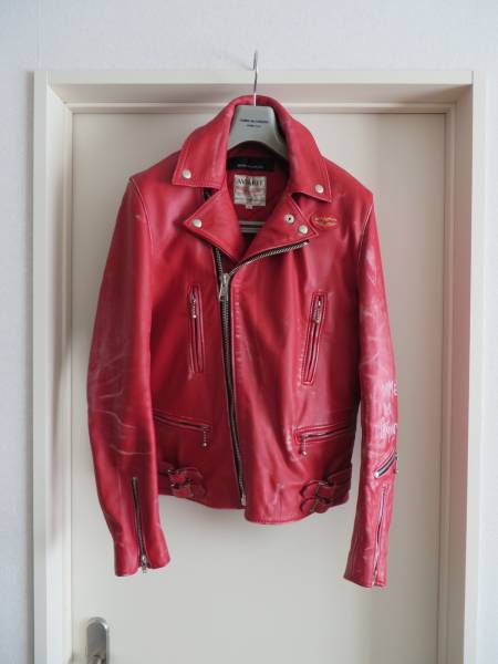 【美品】ルイスレザーxコムデギャルソン 20 13年 青山限定 ライトニング ルイスレザー ×COMME des GARCONS LIGHTNING FOREVER コムデギャルソン