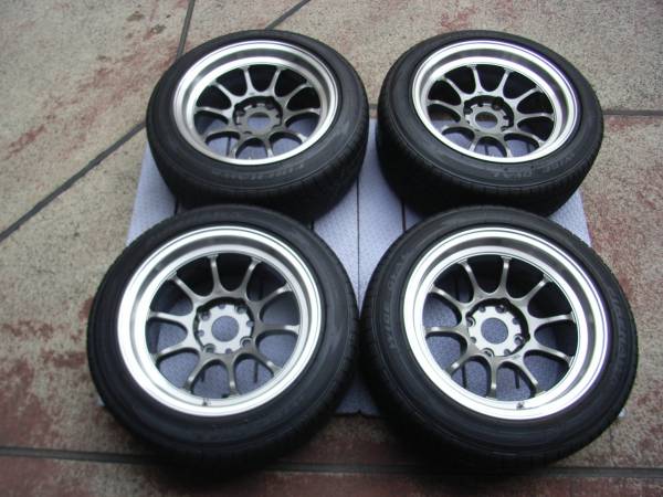 RAYS グラムライツ 57V 7.5J オフセット0 AE86 185/55/15 (ラジアル