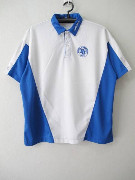 バタフライ製 福岡大学 卓球部ユニフォーム 白×青 (ウエア)｜売買され