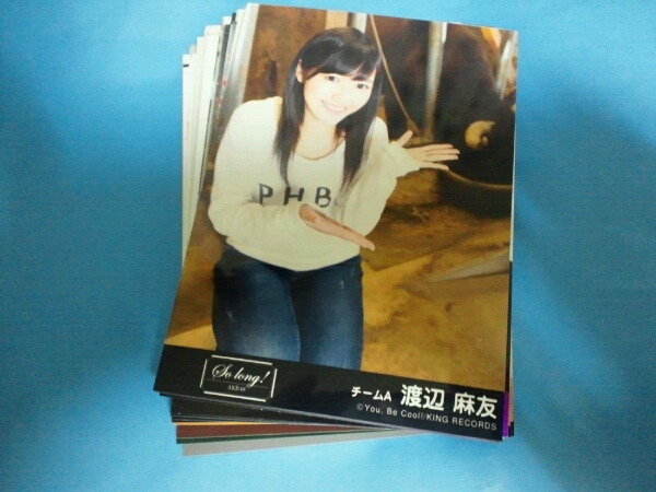 AKB48 公式　生写真　70枚セット　まとめ売り　渡辺麻友など_1