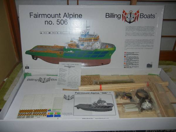 ☆大型木製モデル『フェアマウント　アルパイン』1/75☆_1