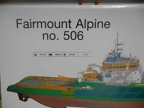 ☆大型木製モデル『フェアマウント　アルパイン』1/75☆_3