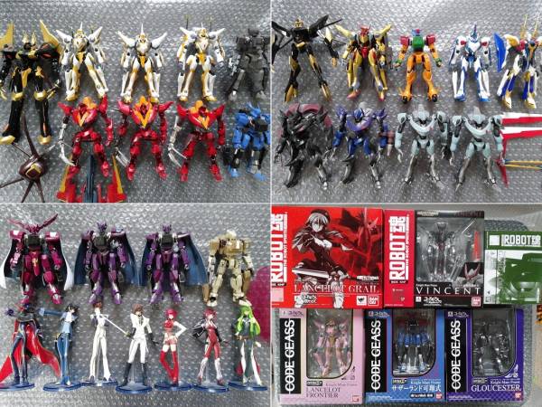 ROBOT魂 SIDE KMF ランスロット 紅蓮 ガウェイン 蜃気楼 他色々(コード