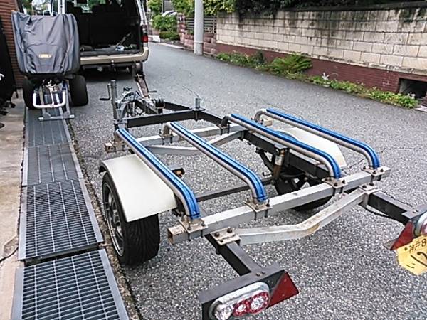 軽トレーラー用2艇積みレールキット！すべるレールつき！(トレーラー 