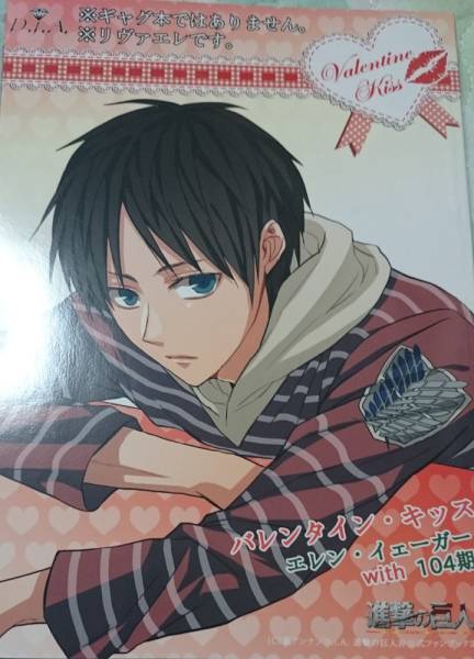 進撃の巨人 同人誌 バレンタイン キッス D I A リヴァエレ 少年 売買されたオークション情報 Yahooの商品情報をアーカイブ公開 オークファン Aucfan Com