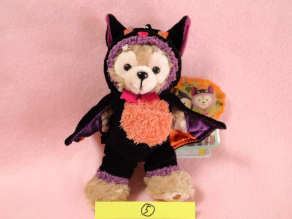 ダッフィー ぬいぐるみバッジ ハロウィーン ぬいば⑤ 蝙蝠 東京