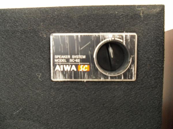 AIWA アイワ スピーカー SC-62 中古 動作未確認 左右セット(スピーカー