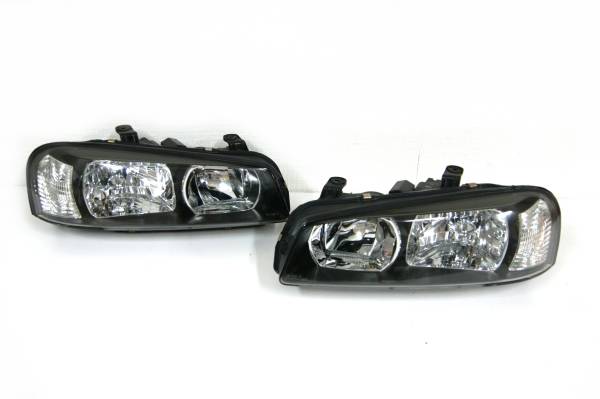 ER34 R34 スカイライン 後期 ハロゲン ヘッドライト 左右_1