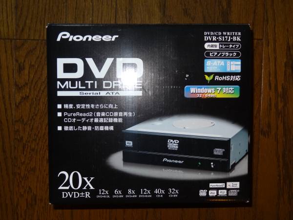 ★Pioneer DVDマルチ DVR-S17J-BK トレータイプ ブラック★_1
