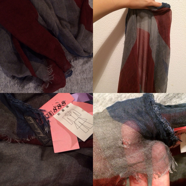 美品◇ Faliero Sarti◇ユニオンジャックストール 美品FalieroSarti