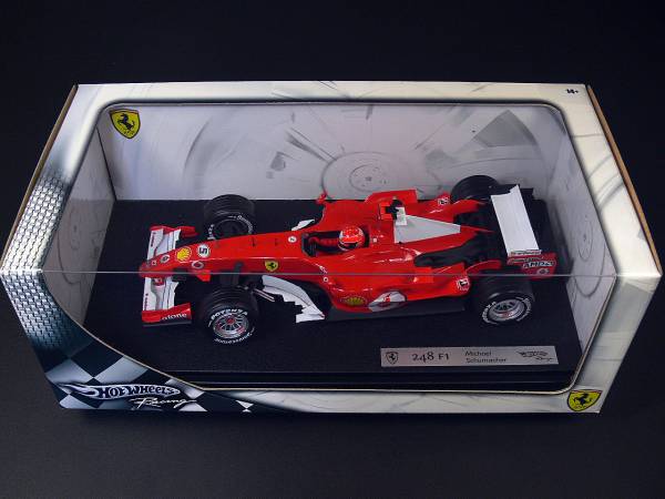 1/18 マテル フェラーリ 248F1 #5 M.シューマッハ デカール付