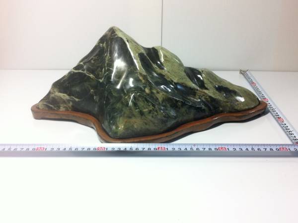 山みたいな石 盆石 風景石 石/砂/鉢 飾石 鑑賞石 置物 飾物の入札履歴 