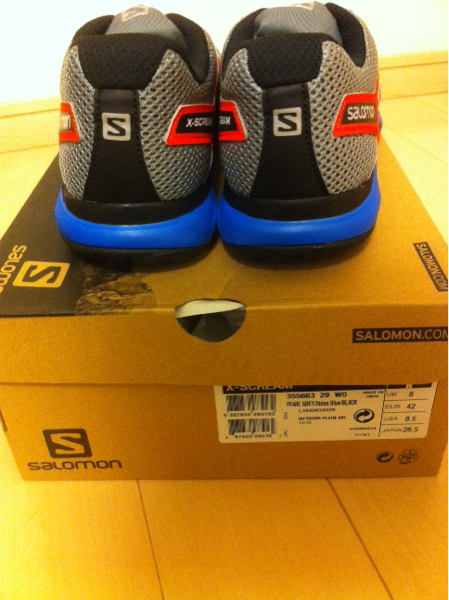 salomon x scream サロモン グレー UK 8 26.5cm スクリーム 美品_2