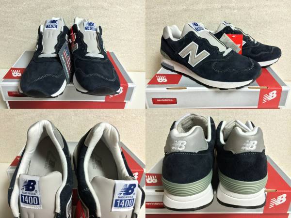 J.Crew別注New Balance M1400NV 27.5cmネイビー×グレーUSA製 紺