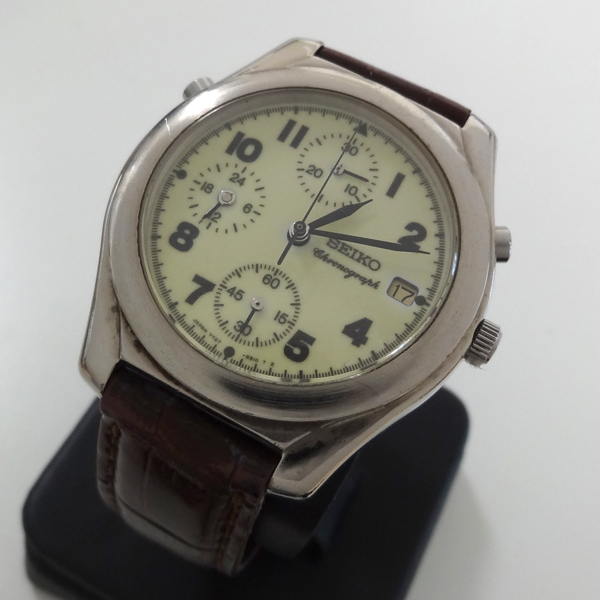 【稼働品】SEIKO セイコー クロノグラフ 7T27-6A60 メンズ 腕時計 SEIKO☆セイコー☆7T27-6A60☆クロノグラフ(セイコー)｜売買された