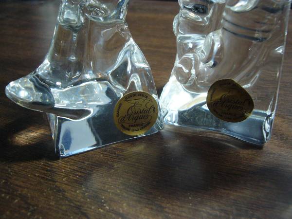 フランス製クリスタル工芸品楽器 Cristal D`Arque クリスタル・ダルク フランス製 楽器置物(クリスタル