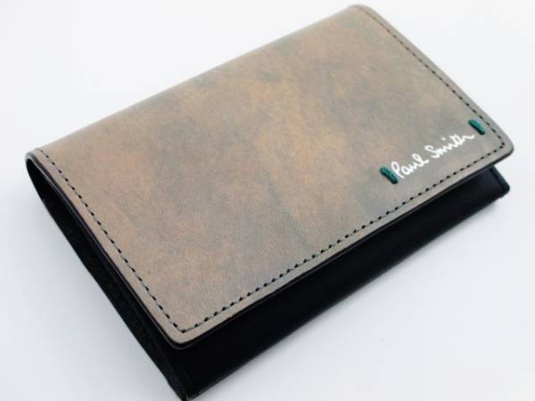 大人気☆新品 ポールスミス 色ムラ加工 名刺入れ c11