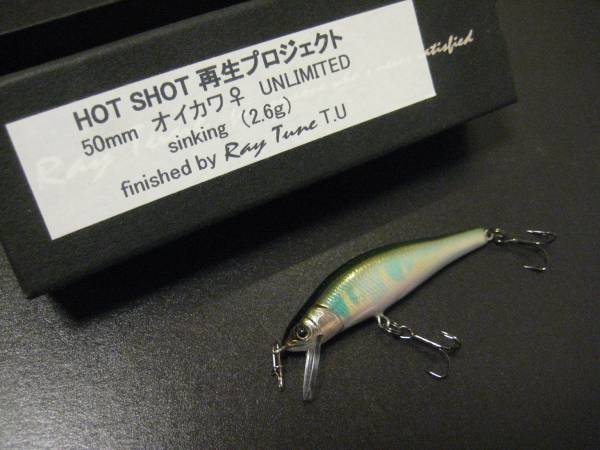 復刻アンリミテッド ホットショット×レイチューン オイカワ (ミノー