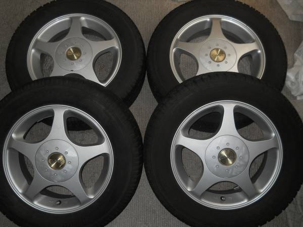 175/65R14 G4 スタッドレス アルミホイール付 中古4本セット