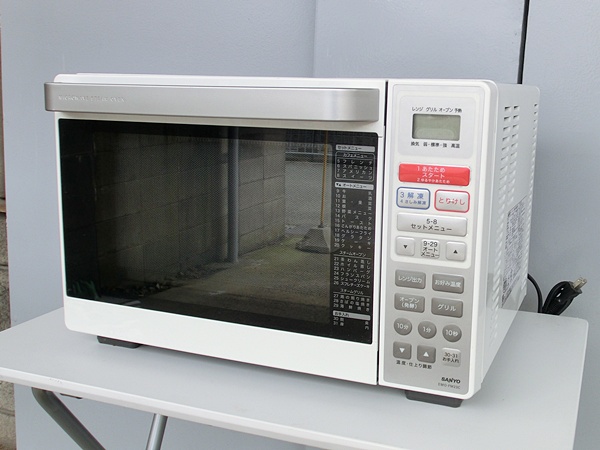 SANYO オーブンレンジ EMO-FM23C フラット スチーム機能 10年製