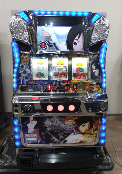 AA51ｄ）パチスロ実機緑「喰霊 零」　コイン不用機　中古