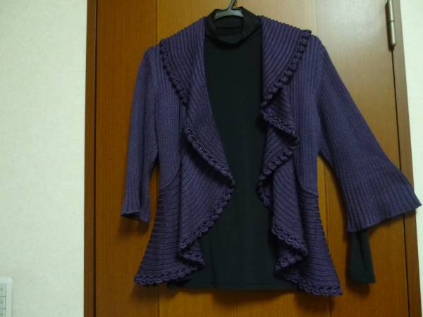 ＬＡＰＩＮＥ　ＢＬＡＮＣＨＥ　ラピーヌ　カーディ　美品　Ｌ