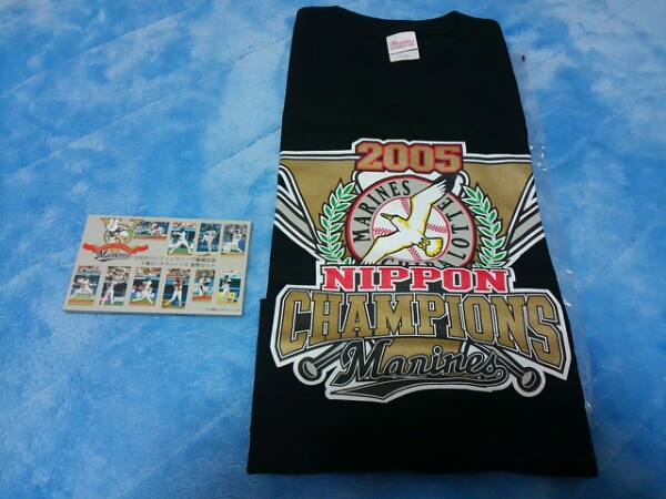 千葉ロッテ　シャツ　L 2005 優勝　貨幣　記念コイン　値下げ