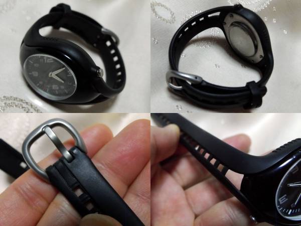 NIKE ナイキ ブラック アナログ クォーツ 時計 電池交換済(ナイキ