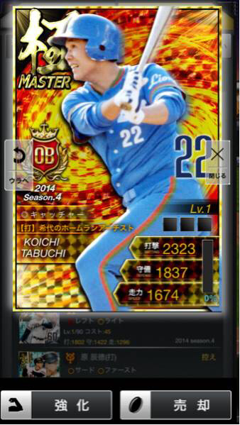 プロ野球PRIDEプライド4極OB田淵 覇巨人