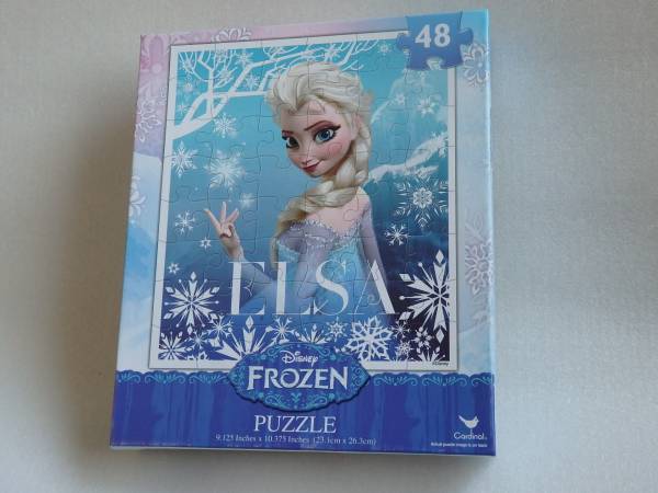 10円スタート！☆エルサ☆アナと雪の女王☆48ピースパズル_1